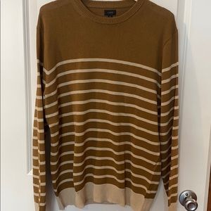 J,Crew Striped Cotton Crewneck Sweater - Worn once